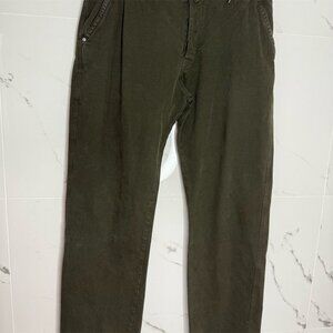Luigi Borrelli Men's Green Denim Pants Size 38 Casual luxury designer italy